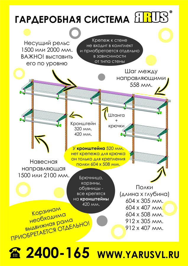 ЯRUS Схема и важные моменты