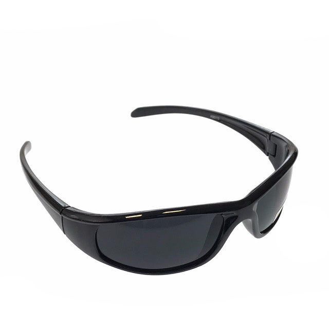Стильные мужские очки Neo в чёрной оправе с затемнёнными линзами.