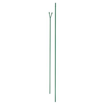 Опора для ветвей h=160-280 см, ножка d=1,6 см, металл, зеленая