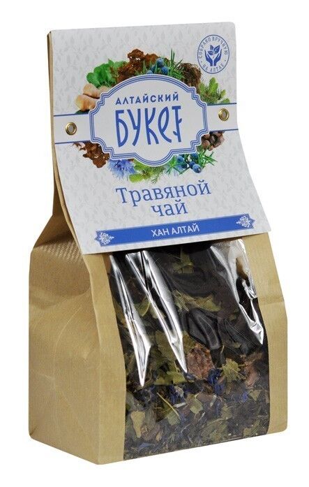 Травяной чай Алтайский букет Хан Алтай 90 гр.