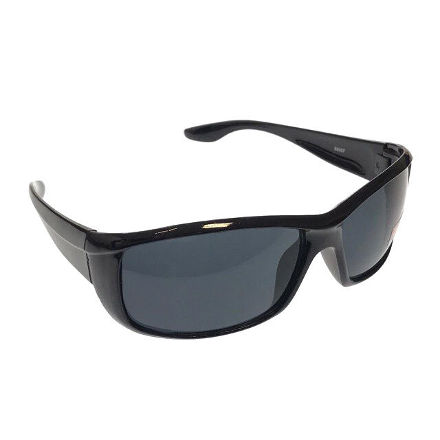 Стильные мужские очки Swer в чёрной оправе с чёрными линзами.