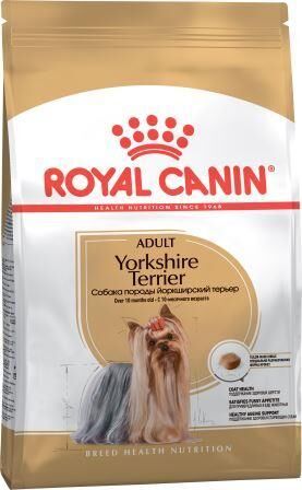 YORKSHIRE TERRIER ADULT 8+ (ЙОРКШИРСКИЙ ТЕРЬЕР ЭДАЛТ 8+)
Корм сухой полнорационный для стареющих собак породы Йоркширский терьер старше 8 лет 1,5 кг