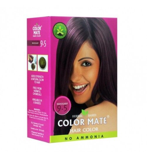 Color Mate Hair Color. Mahogany 9.5/ Краска для волос марки «Калормэйт» Красное дерево, тон 9.5