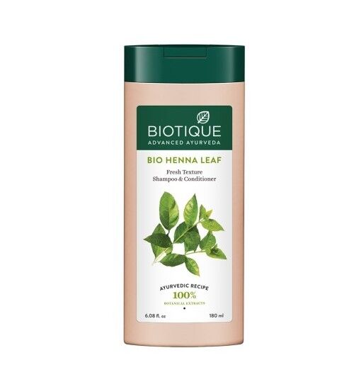 Bio Henna Leaf Fresh Texture Shampoo/ Шампунь С Хной 180мл