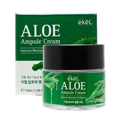 Ekel cosmetics EKEL Aloe Ampoule Cream Увлажняющий успокаивающий крем с экстрактом алоэ 70 мл