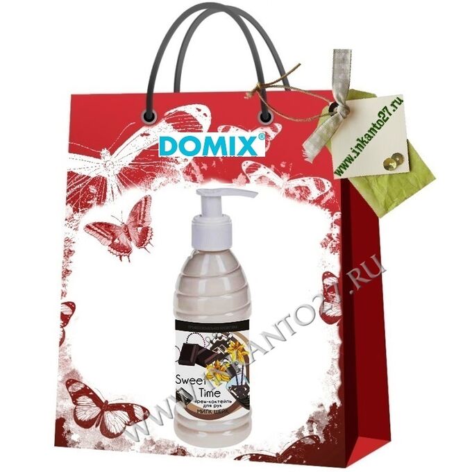 Domix Sweet Time Крем-коктейль для рук Милк-Шейк, 210 мл