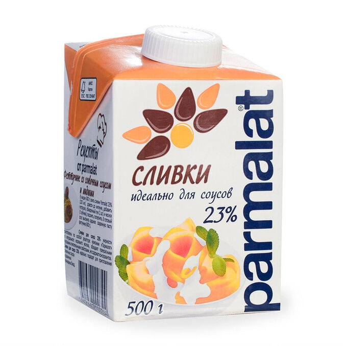 Parmalat Сливки Пармалат 23 % 0,5л