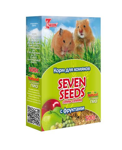 Семь Семян корм для хомяков 500г с орехами