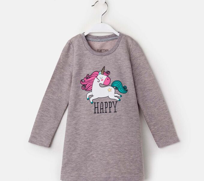 Платье детское Happy Цвет: Серый (3-4 года). Производитель: KAFTAN