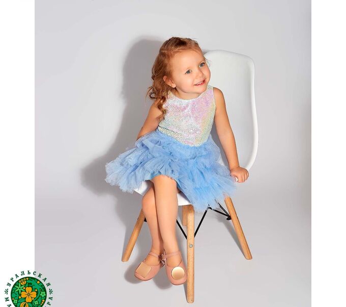 Платье детское Raylene Цвет: Голубой (7 лет). Производитель: MINAKU