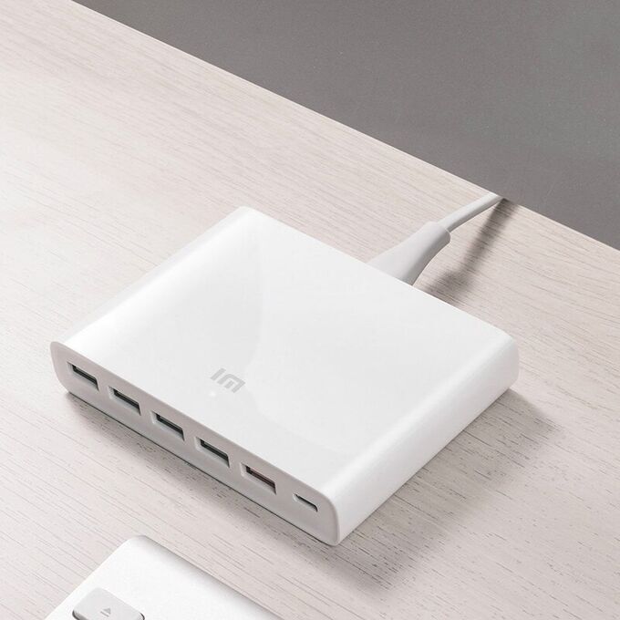 Xiaomi Зарядное устройство (Адаптер) на 5 USB + 1 USB Type-C