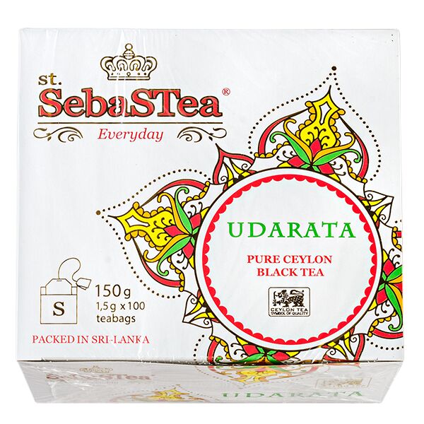 Чай St.SebaSTea UDARATA 100 пакетиков 1 уп.х 12 шт.