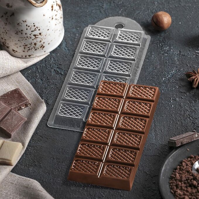 Форма для шоколада «Оригинальный», 7x15x1 см