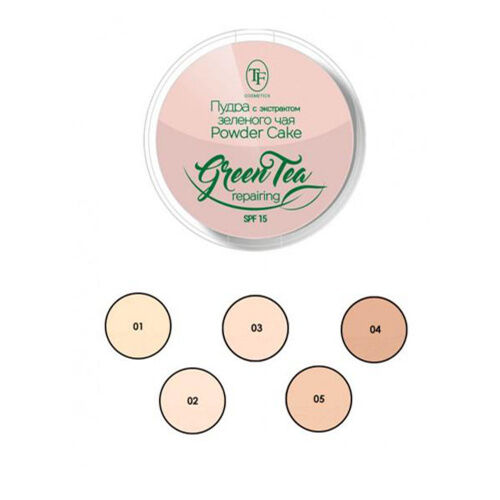 Tf пудра д/лица compact powder green tea ctp16 №01 фарфоровый. пудра в зеленой коробочке. пудра green tea. триумф пудра cтр-16 тон 1 фарфоровый с экстр зеленого чая. пудра green tea.