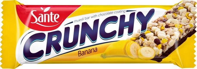 Батончик мюсли Crunchy с бананом в шоколаде ТМ SANTE 40 гр