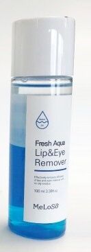 Meloso Fresh Aqua lip &amp; eye remover Двухфазное Увлажняющее средство для снятия макияжа, 100 мл
