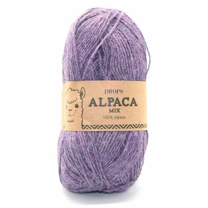 Пряжа DROPS Alpaca Цвет.4434 Purple/violet/фиолет