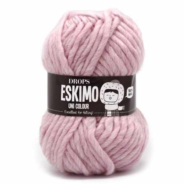 Пряжа DROPS Eskimo Цвет.30 Pastel pink/ нежно-розовый