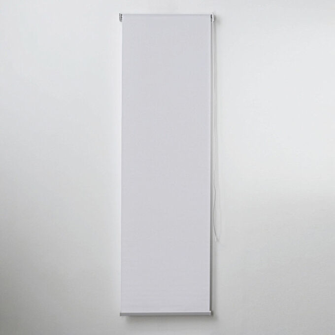 Штора рулонная «Механика», 60?180 см (с учётом креплений 3,5 см), цвет белый