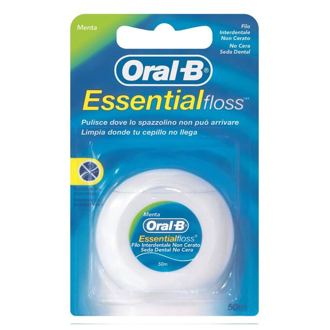 ORAL-B Зубная нить Essential floss невощенная 50м