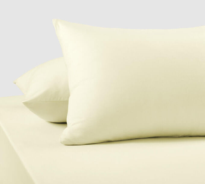 К-т наволочек для подушки 50*70 см, трикотаж, на молнии (Молочный)