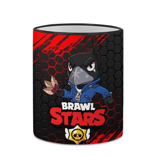 VseMaykiRu Кружка с полной запечаткой «BRAWL STARS CROW»