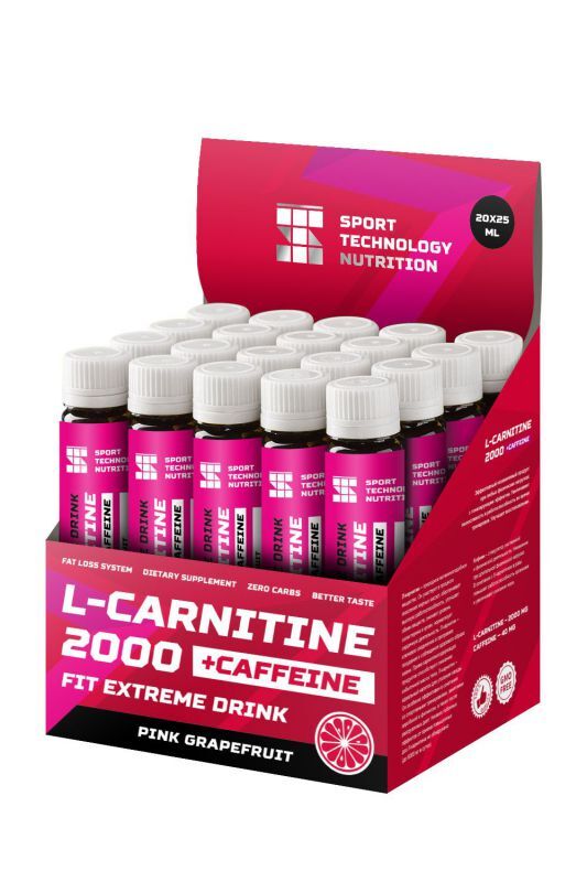 L-карнитин Sport Technology 2000 + Caffeine - ампула 25 мл
