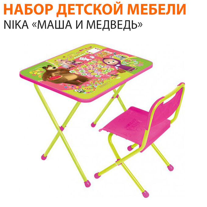 Набор детской мебели NIKA «Маша и медведь»
