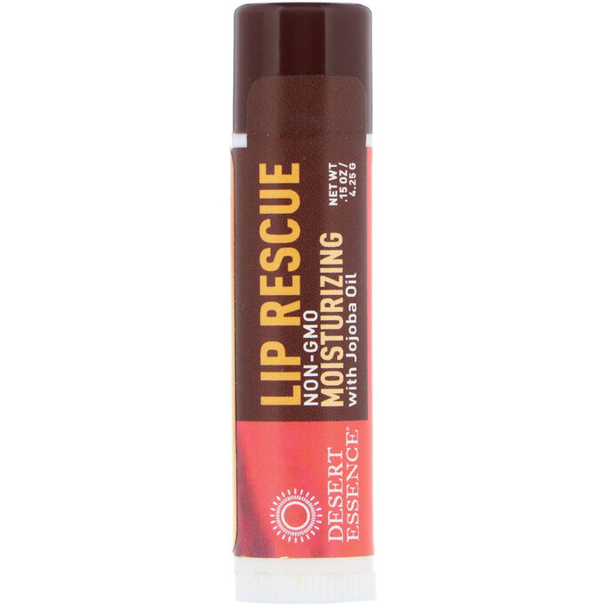 Desert Essence, Lip Rescue, увлажняющий бальзам для губ с маслом жожоба, 4,25 г