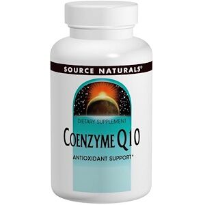 Source Naturals, Коэнзим Q10, 200 мг, 60 гелевых капсул