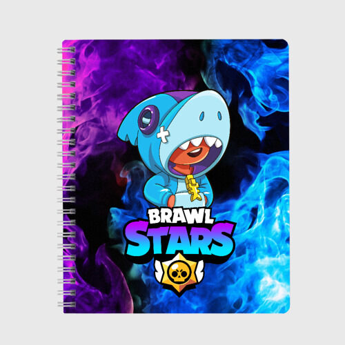 VseMaykiRu Тетрадь «BRAWL STARS LEON SHARK»