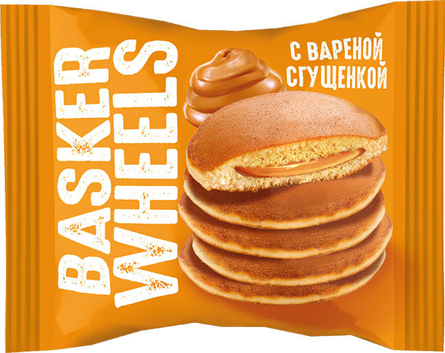 Яшкино Пирожные бисквитные Pancake с вар.сгущенкой 36г