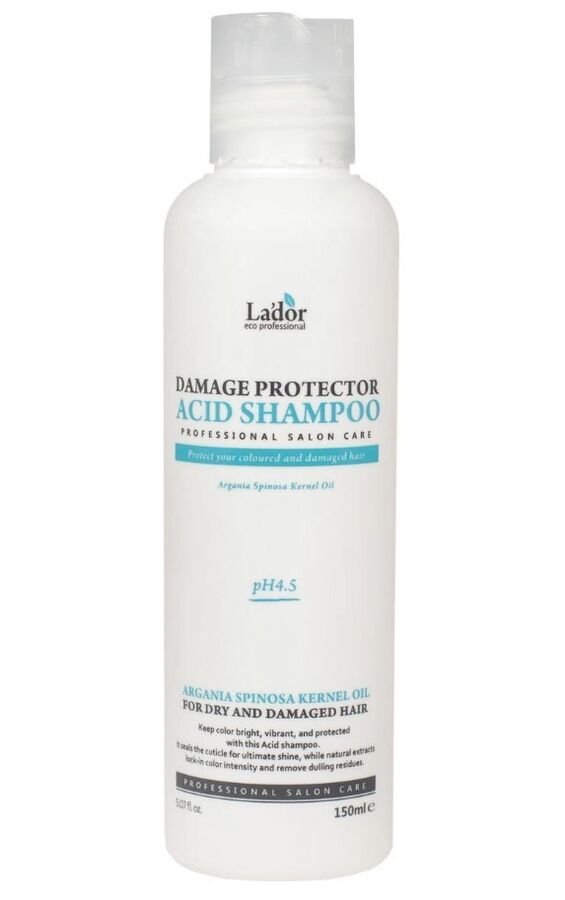 Lador Шампунь с коллагеном и аргановым маслом           Damage protector acid shampoo 150мл