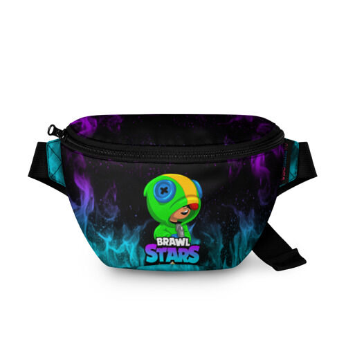 VseMaykiRu Поясная сумка 3D «Brawl Stars Леон»