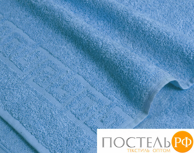 Milanika Голубое махровое полотенце (А) 40х70