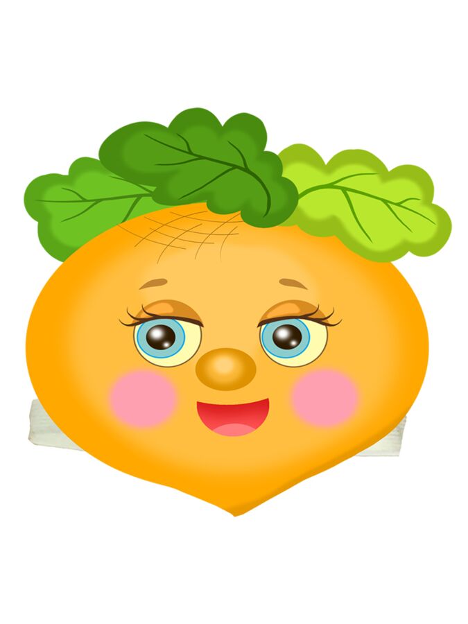 Маска репки для детей на голову распечатать