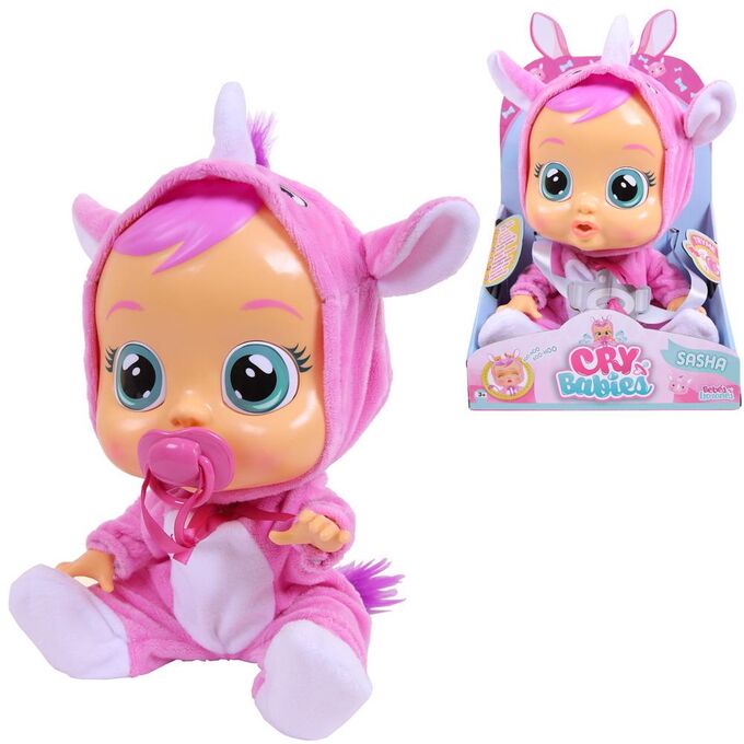 Кукла IMC Toys Cry Babies Плачущий младенец Sasha, 31 см858