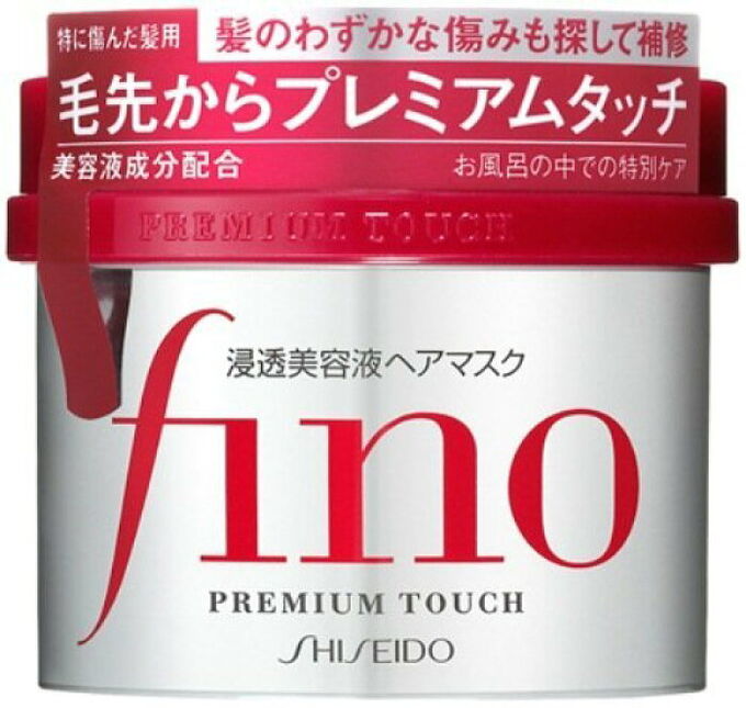 Маска для волос с содержанием маточного молочка пчел, с цветочным ароматом Shiseido FINO Premium Touch  230 g