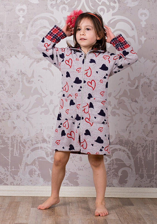 Детский банный халат Portofino Цвет: Серый. Производитель: BoboSette