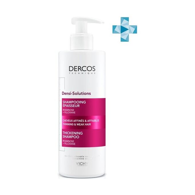 Шампунь для истонченных и ослабленных волос, Dercos Densi-Solutions, Vichy (Виши),400мл