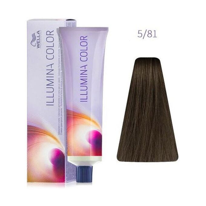 Краска для волос 5/81 Светло-коричневый жемчужно-пепельный Illumina Color Х...