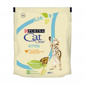Cat Chow Kitten сухой корм для котят Птица 400гр АКЦИЯ!