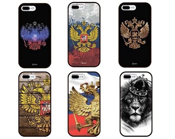 Чехол iPhone X/XS KSTATI Glass Russia в ассортименте