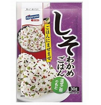 Приправа Hagoromo &quot;Вакамэ и перилла&quot; для приготовления онигири 30г пакет Япония
