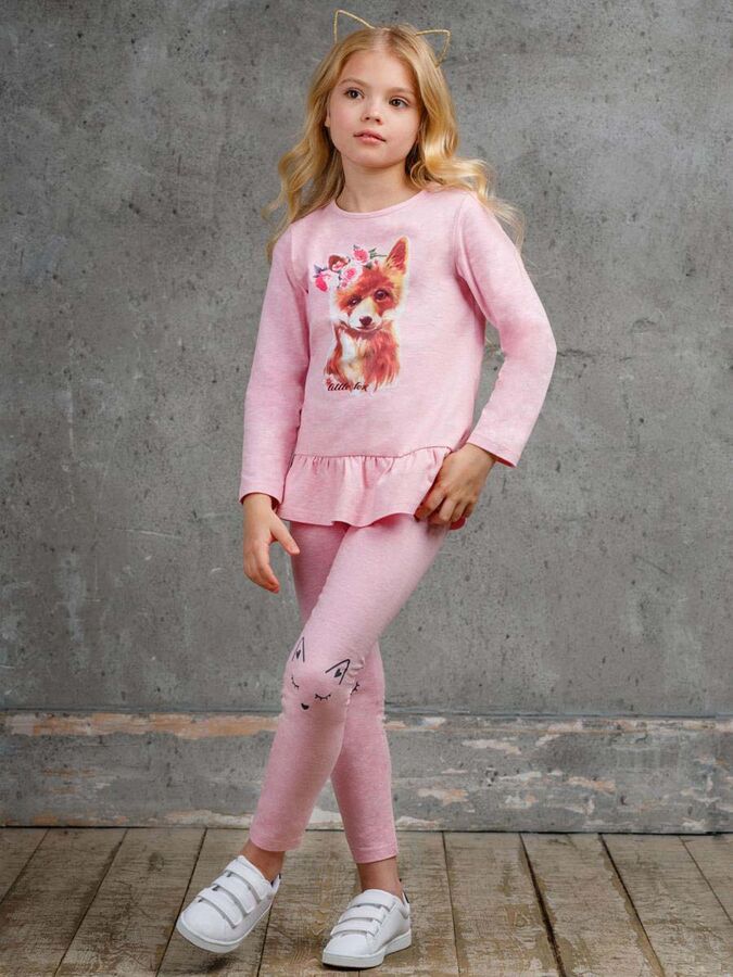 Детская Туника Cute Цвет: Розовый Меланж. Производитель: Juno