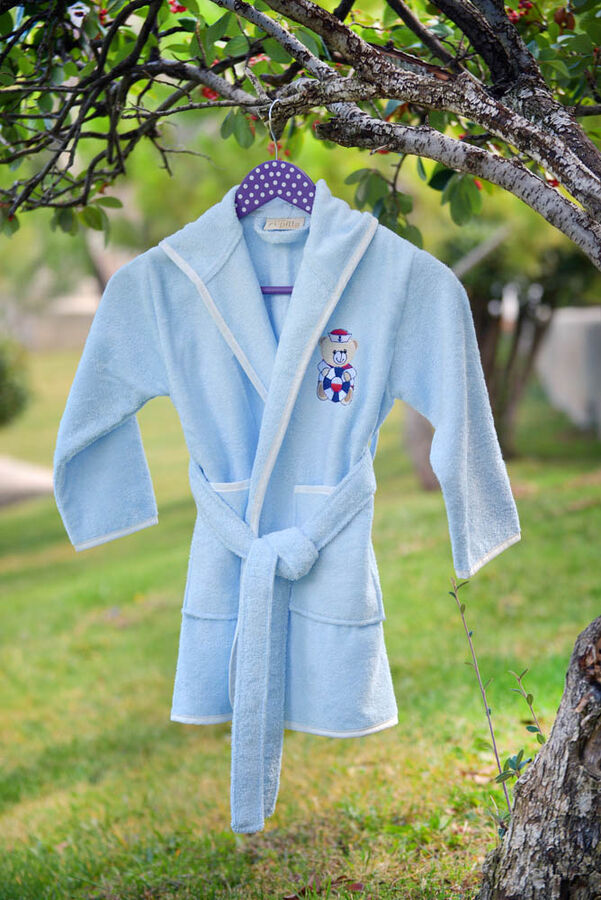 Детский банный халат Kids: Голубой. Производитель: Karna