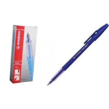 Ручка шариковая 808/41-F синяя 0.7мм STABILO {Малайзия}