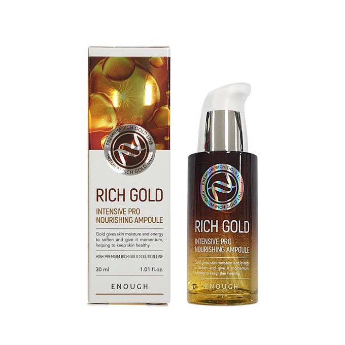 Enough Питательная сыворотка с золотом Rich Gold Intensive Pro Nourishing Ampoule