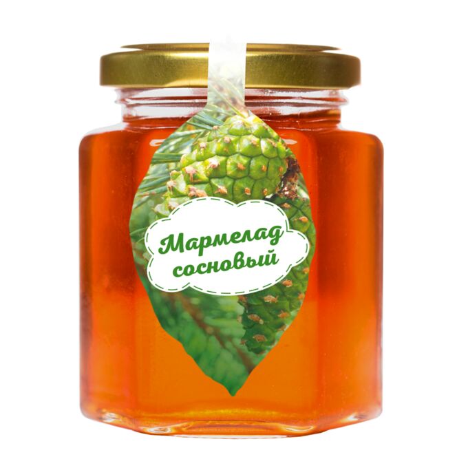 Мёд и конфитюр Мармелад сосновый 220 гр.