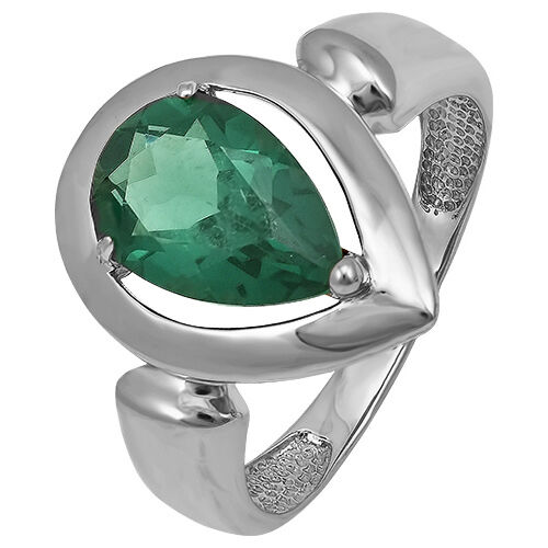 Серебряное кольцо с ювелирным стеклом 10-142